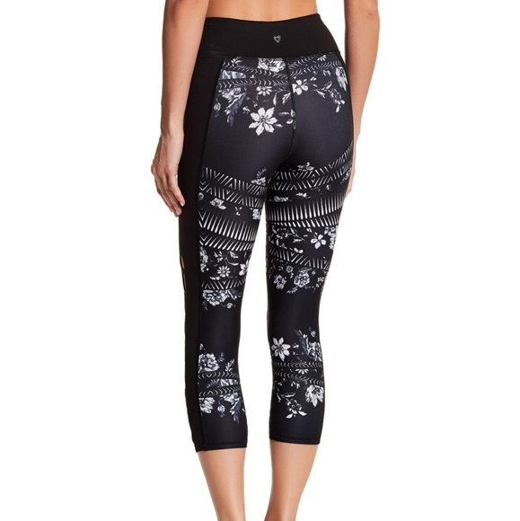 Betsey Johnson Floral Cutout Yoga 